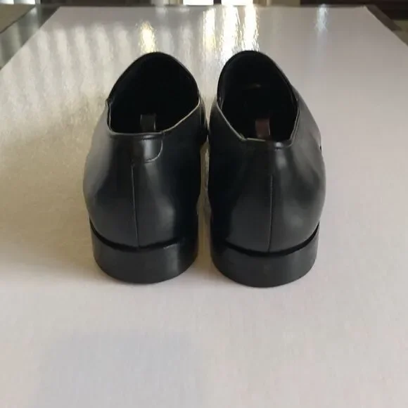 BARKER BLACK LEATHER SHOES SZ 10 - Picture 4 of 9